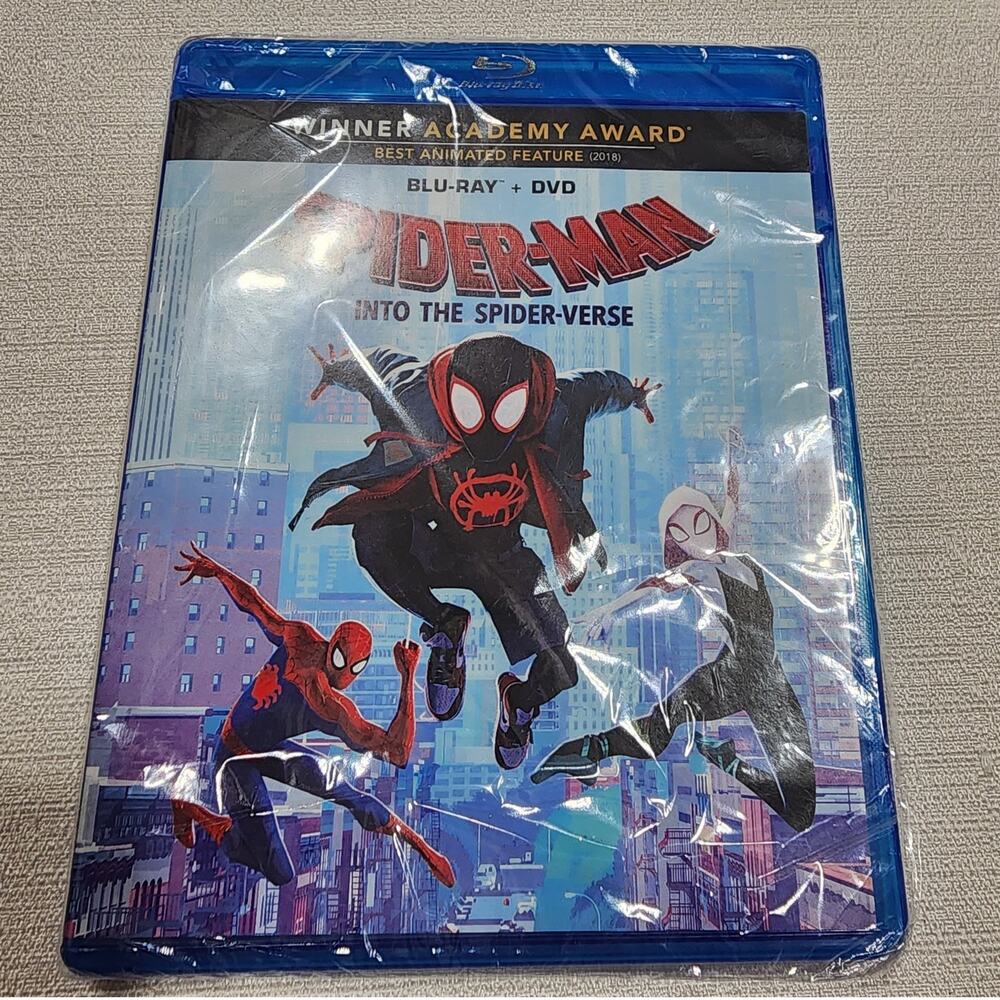Spider-Man into the spider verse movie Blu-ray DVD